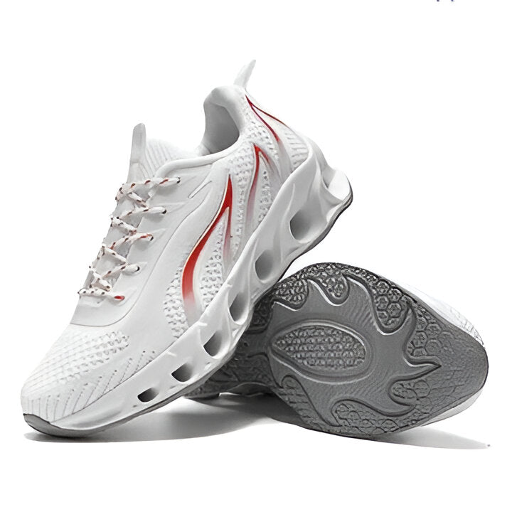 Non-slip sole of men's orthopedic running and walking shoes, providing secure grip and ultimate comfort.