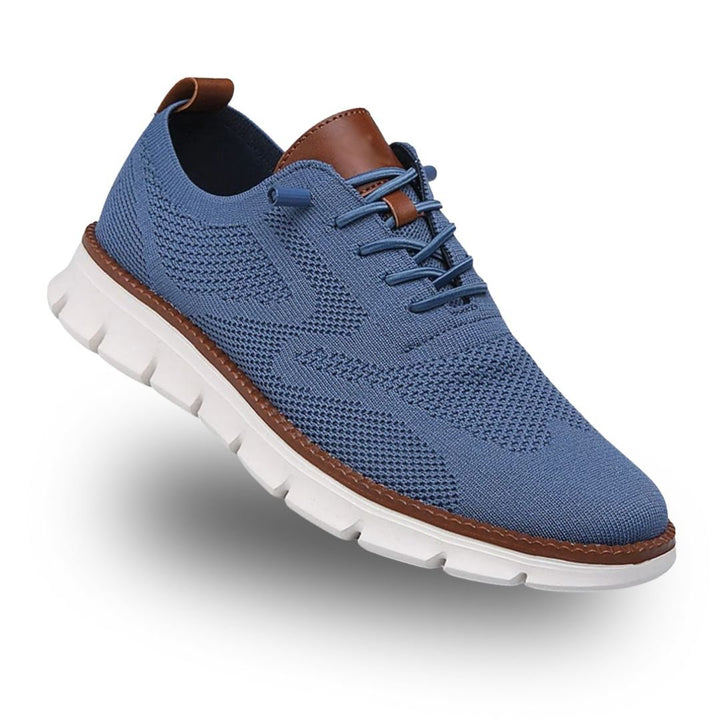 Stylish men's orthopedic walking shoes, blending modern design with advanced foot support.