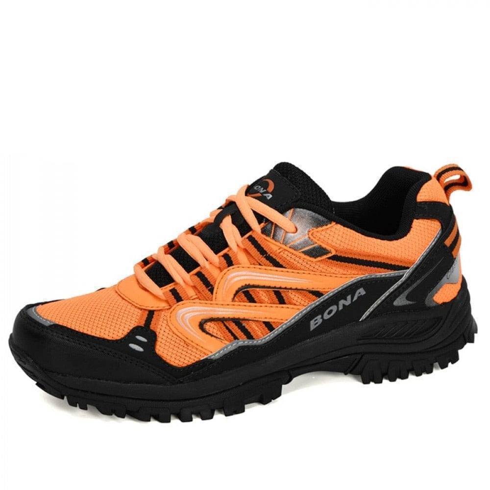 Men's outdoor hiking trail running shoes, durable athletic footwear for active men