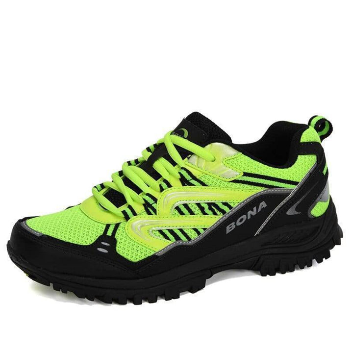 Men's outdoor sneakers, built for trail running, offering superior traction and durability
