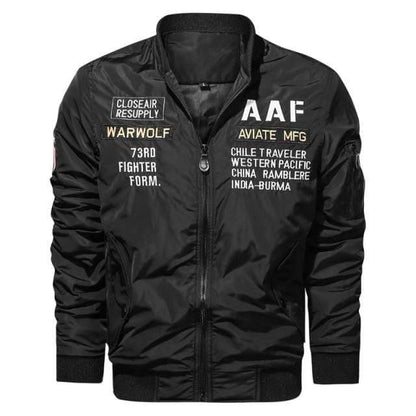 Durable men's tactical windbreaker bomber jacket, military fashion, suitable for all outdoor adventures