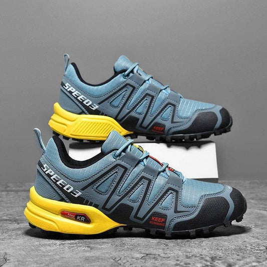 Men's outdoor waterproof hiking shoes for trekking & adventure, anti-skid sole