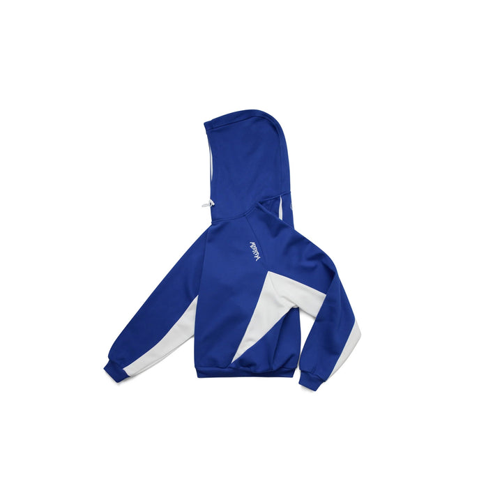 Trendy men's oversized hoodie, contrast panels, essential for casual men's fashion.