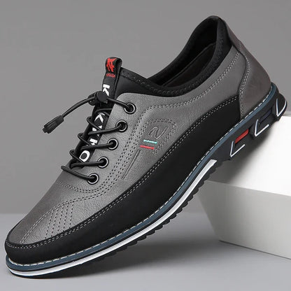Men's casual waterproof Oxford sneakers, providing a natural feel & shock absorption.