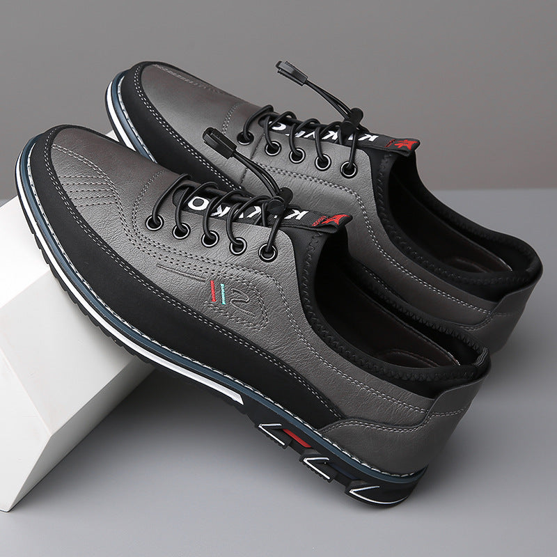 Comfortable men's Oxford barefoot sneakers, waterproof, suitable for active lifestyle.