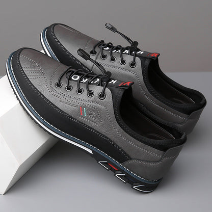 Comfortable men's Oxford barefoot sneakers, waterproof, suitable for active lifestyle.