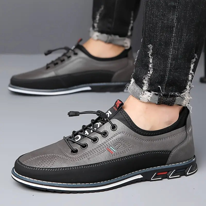 Everyday men's waterproof barefoot shoes, Oxford style for natural feel & flexible support.