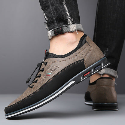 Barefoot men's Oxford sneakers, waterproof for outdoor adventures & natural movement.