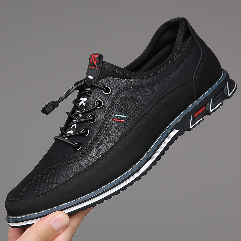 Versatile men's waterproof barefoot shoes, Oxford style for natural comfort & activewear.