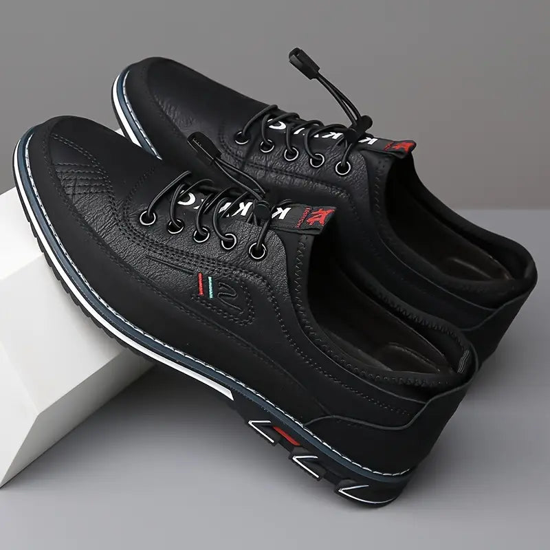 Comfortable men's Oxford sneakers, waterproof, natural feel & flexible sole support.