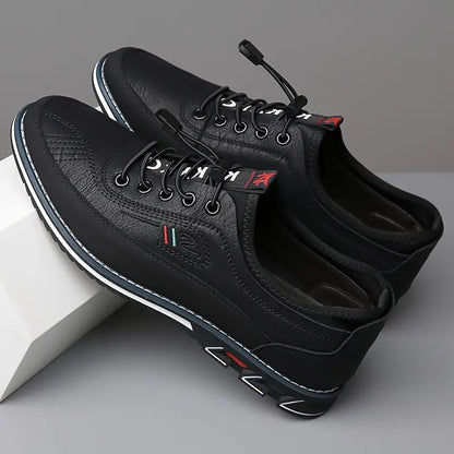 Comfortable men's Oxford sneakers, waterproof, natural feel & flexible sole support.