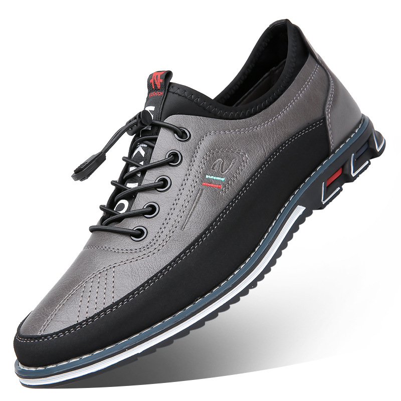 Men's Oxford casual sneakers, waterproof, offering natural movement & comfortable barefoot feel.