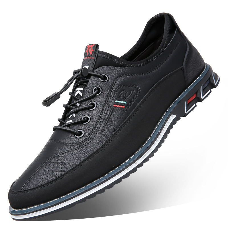 Men's versatile Oxford barefoot sneakers, waterproof design, natural movement & shock absorption.