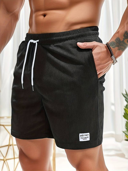Versatile Palermo men's lounge shorts for summer style, featuring side pockets & relaxed fit.