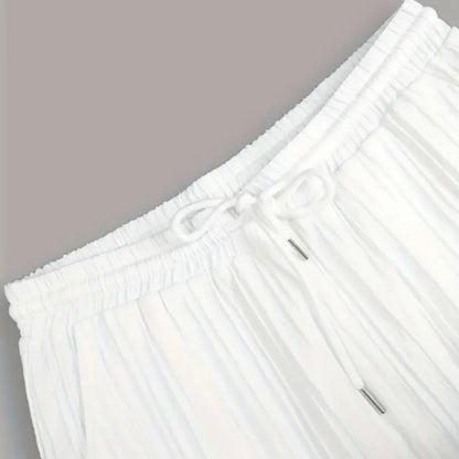Men's relaxed fit two-piece outfit, a stylish and comfortable matching set for summer casual wear.