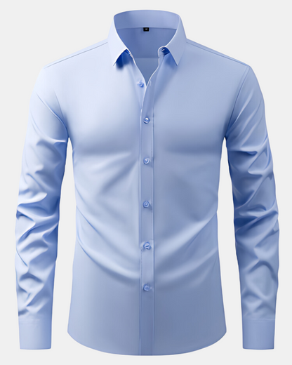 Elegant men's comfortable work shirt, designed for supreme all-day wearability.