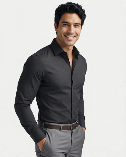 Professional men's work shirt, offering superior comfort & stretch performance.