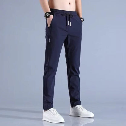 Comfortable men's athletic golf pants, moisture-wicking, ideal for long days on the golf course.