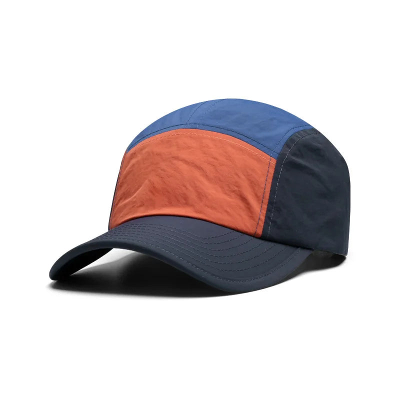 Men's Performance Runner Cap, quick-dry fabric, UV protection. Lightweight athletic hat for outdoor sports.