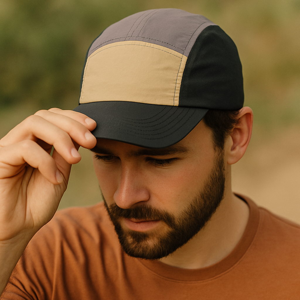 Comfortable Men's Performance Runner Cap, quick-dry, UV protection. Essential men's hat for sunny runs.