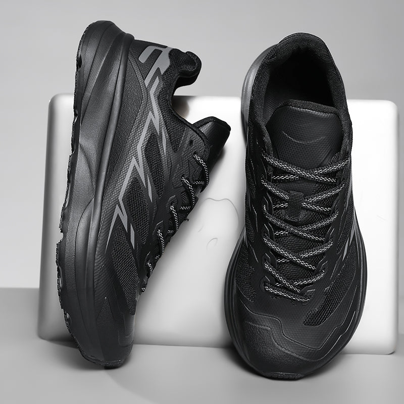 Comfortable men's active wear shoes with a robust grip outsole for enhanced stability.