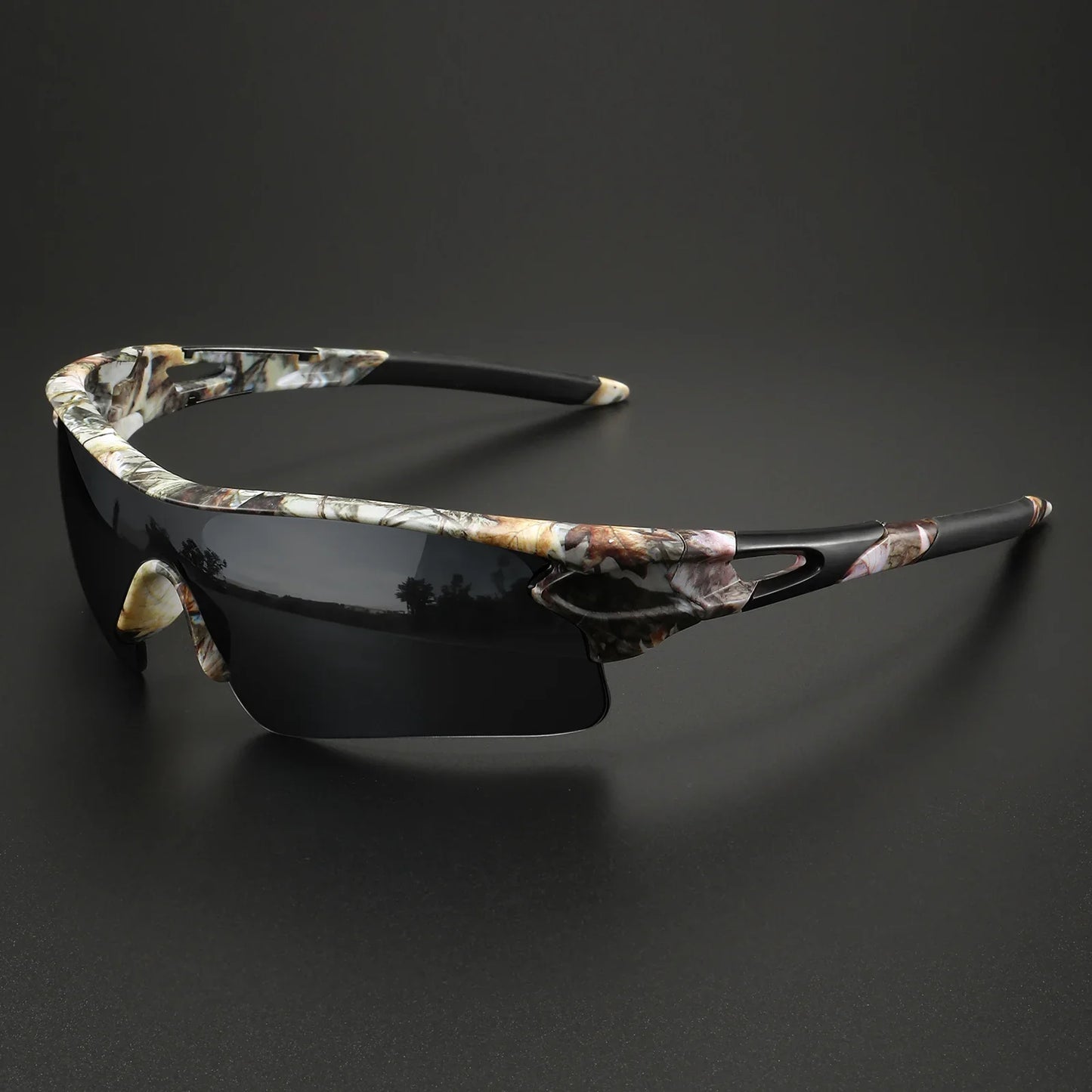 Men's performance sport sunglasses for UV protection & glare reduction, ideal for active lifestyles.