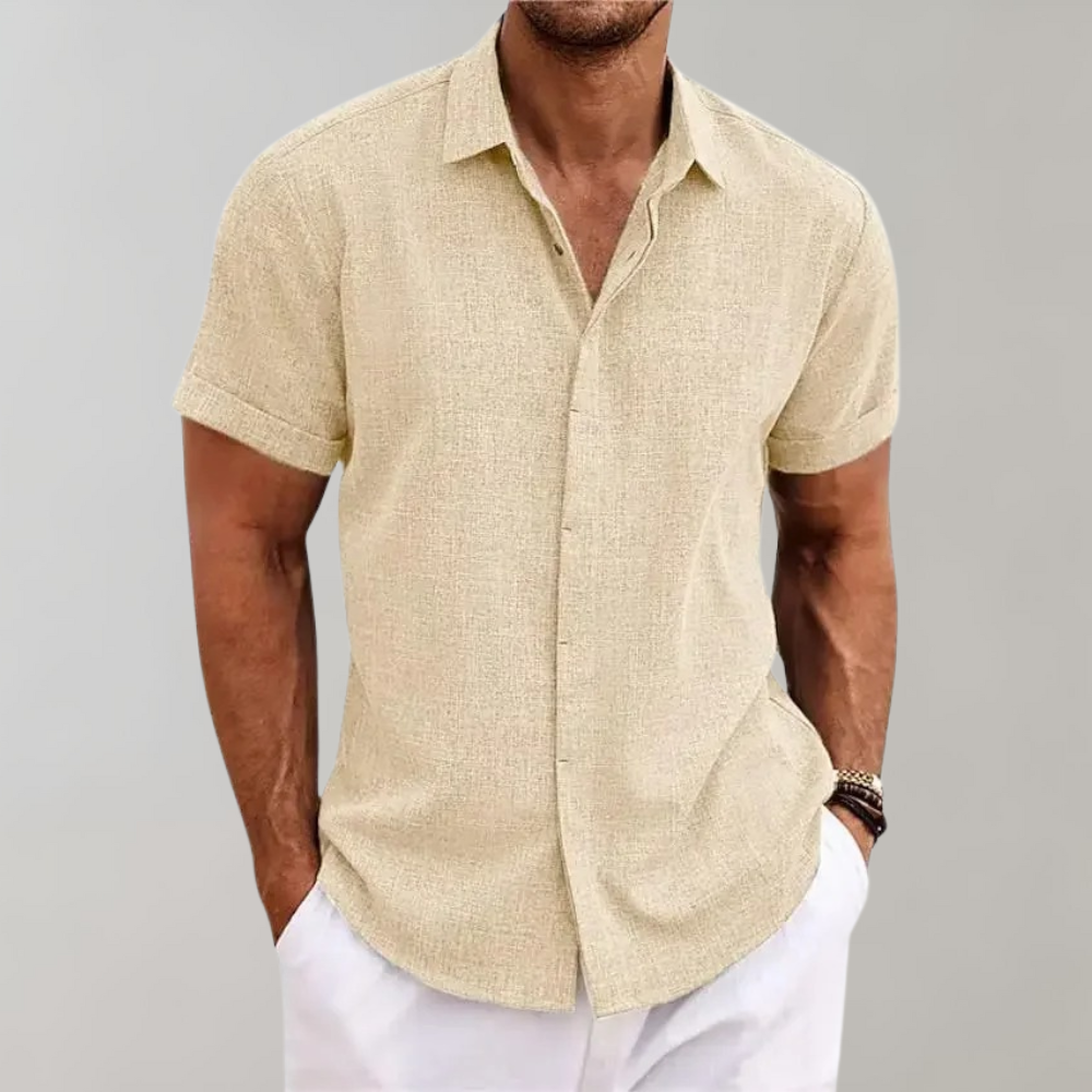 Men's plain Dante polo shirt. Classic style short sleeve, comfort fit for versatile everyday wear & men's fashion.