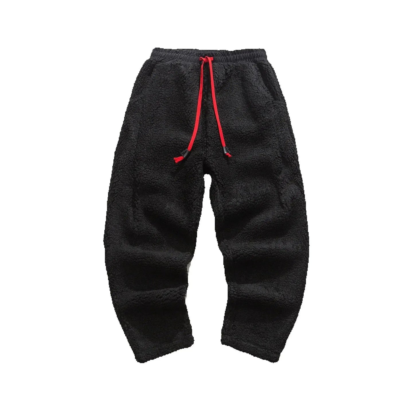 Ultimate warmth & comfort with men's plush sherpa fleece jogger pants, perfect for winter loungewear.