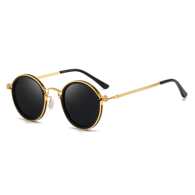 Premium men's polarized Jetset sunglasses. Metal frame, UV protection & glare reduction for clear vision.