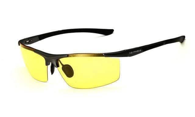 Outdoor gear: Men's aluminum magnesium polarized UV400 sunglasses for clear vision and sun safety