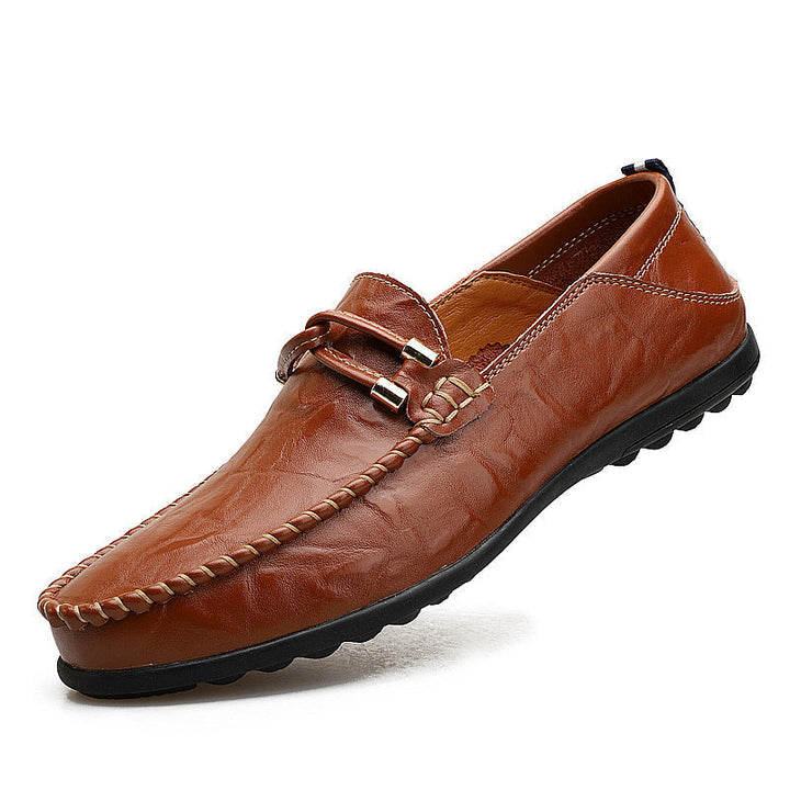 Everyday men's polished bit loafers, comfortable and stylish slip-on footwear for any occasion.