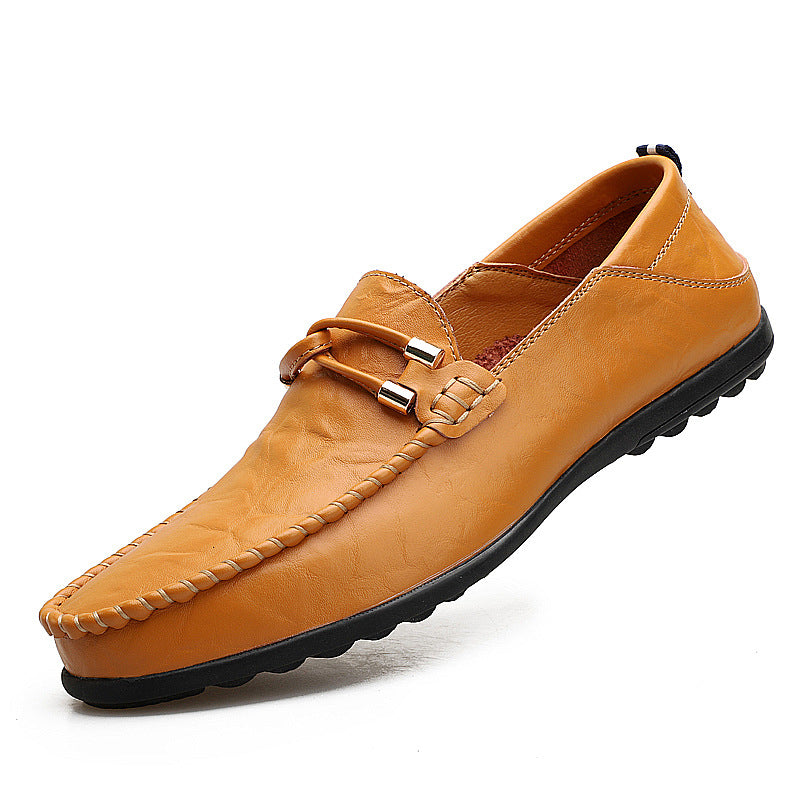 Elegant men's polished bit loafers, classic design with a modern touch, perfect formal dress shoes.