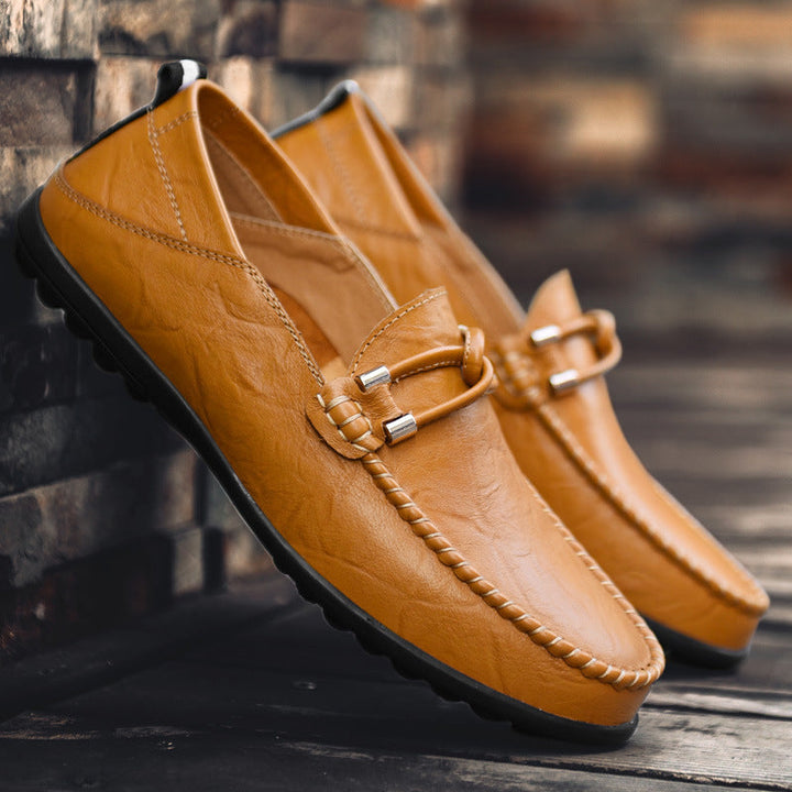 Sophisticated men's polished bit loafers, elegant casual or formal slip-on shoes for everyday wear.