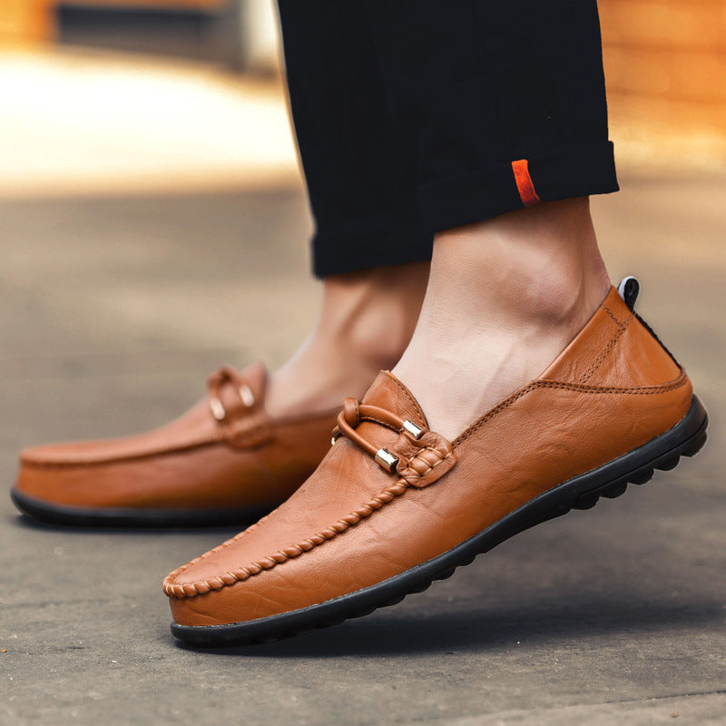 Stylish men's polished bit loafers, ideal formal footwear for professional or smart casual occasions.