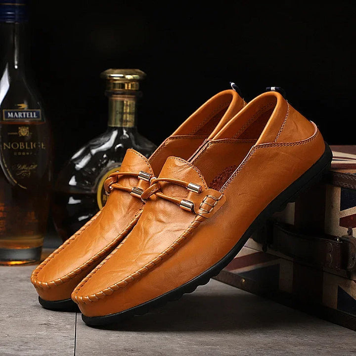 Elegant men's polished bit loafers, slip-on comfort and classic design for modern men's fashion.