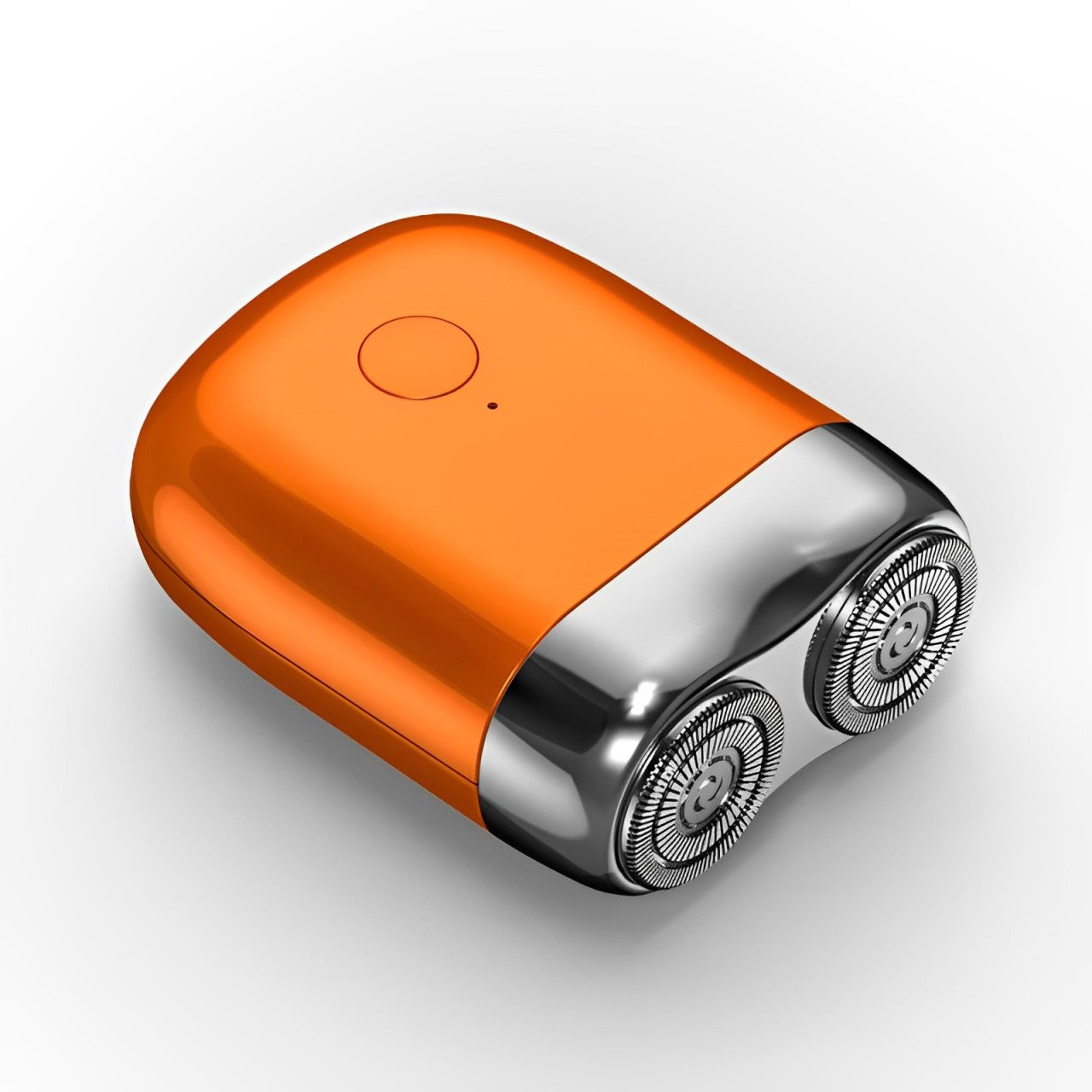 Men's portable electric shaver for smooth, nick-free wet/dry shaving; great for travel.