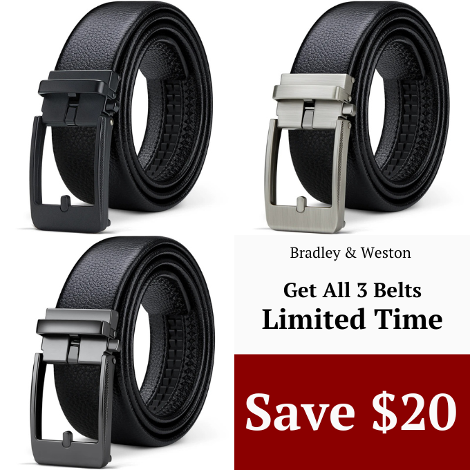 Versatile black men's cowhide leather belt. Classic design with a silver buckle, perfect for any outfit. Durable accessory.