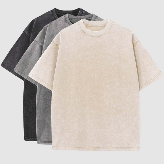 Men's premium 3-pack short sleeve t-shirts for everyday comfort & casual wear. Relaxed fit basic tees.