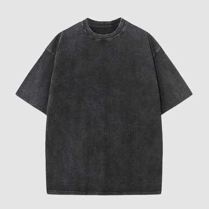 Close-up of soft fabric on a men's premium 3-pack t-shirt, perfect for everyday comfort & casual style.