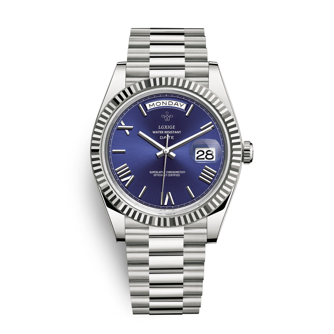 Men's classic automatic watch. Timeless, durable design. Perfect everyday wrist accessory.