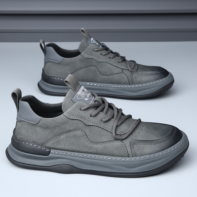 Premium brown men's comfort sneakers, ideal for casual everyday wear.