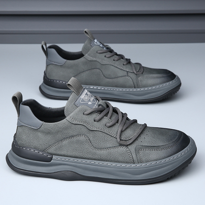 Premium brown men's comfort sneakers, ideal for casual everyday wear.