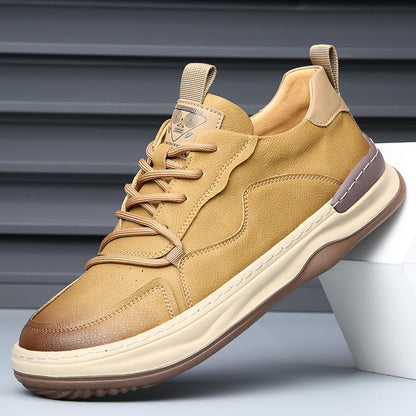 Stylish gray men's sneakers, comfort footwear for everyday wear.