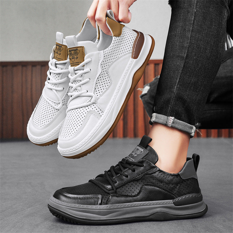 Energetic men's athletic shoes, blue, delivering responsive cushioning for ultimate walking comfort.