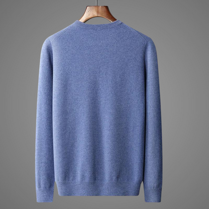 Soft, luxurious men's comfort sweater with a premium feel, perfect for winter warmth and elegant style.