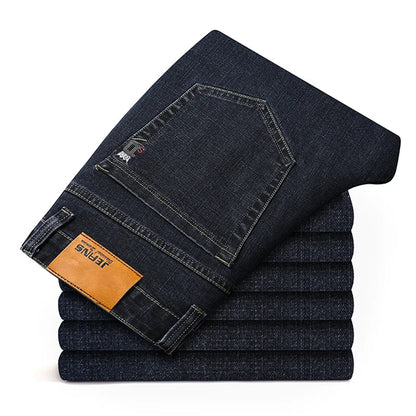 Men's casual stretch denim jeans, offering ultimate comfort & style. Perfect durable pants for modern men.