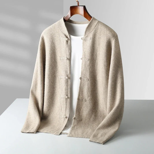 Men's premium lightweight cardigan, perfect for versatile layering & everyday comfort.