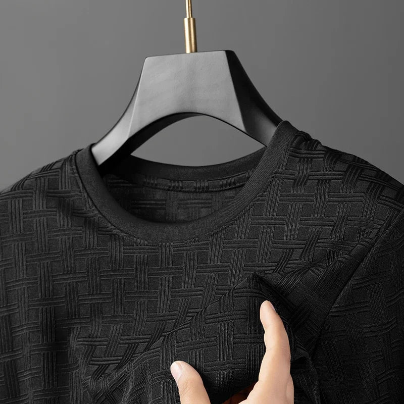 Premium quality men's short sleeve t-shirt, offering exceptional softness and everyday comfort.