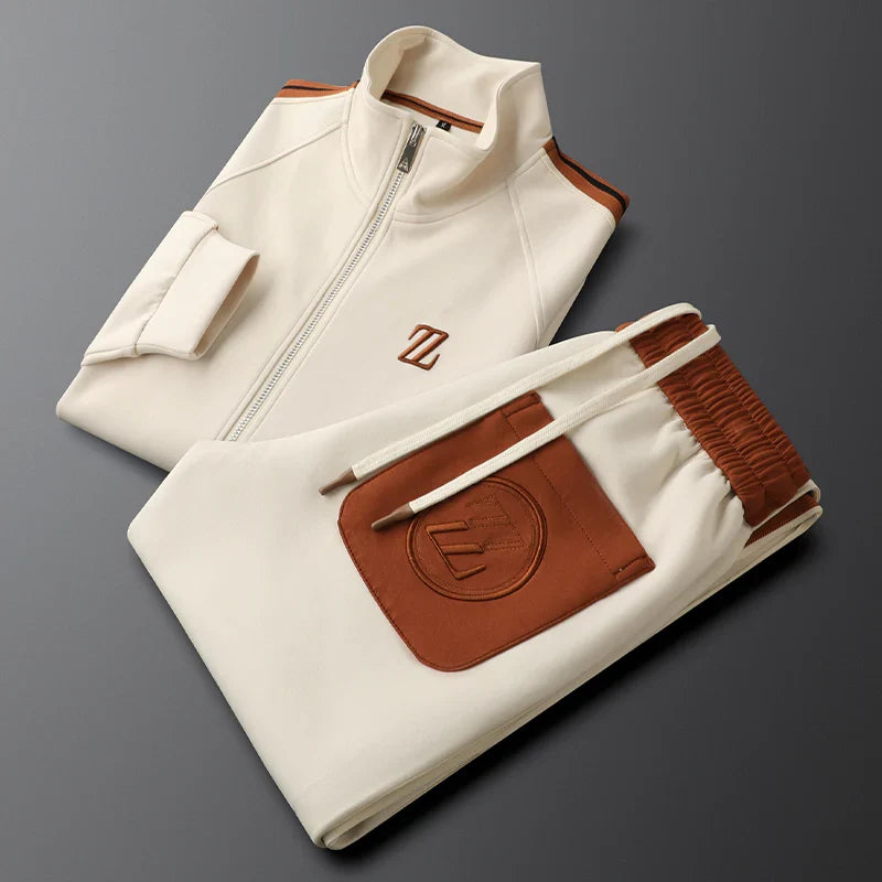 Durable men's tracksuit set for everyday casual wear. Comfortable activewear, ideal for active men.