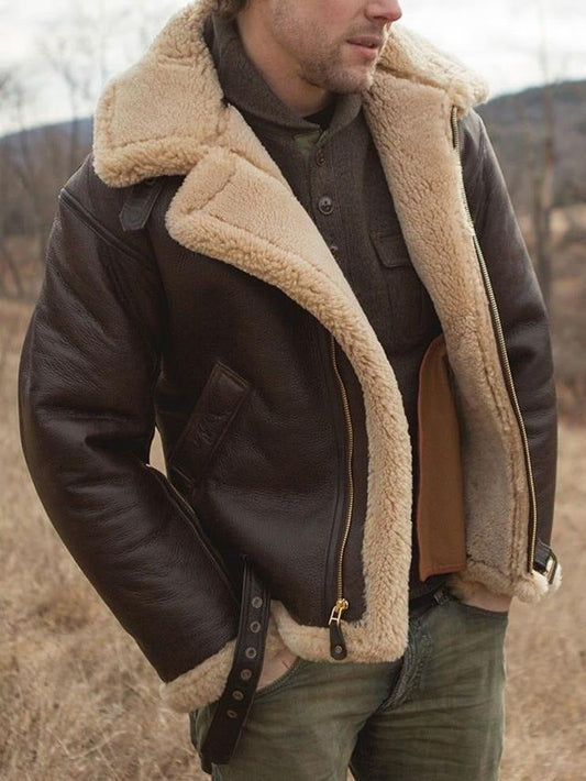 Men's premium winter jacket, elegant & fashionable, perfect for warmth and sophisticated style.